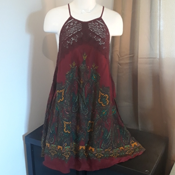 Free People Dresses & Skirts - NEW Free People Boho Mini Dress Size Large